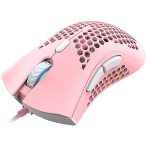 7200Dpi 6 Key Licht Gewicht Uitgeholde Shell Rgb Gaming Mouse E-Sport Muizen Voor Fps