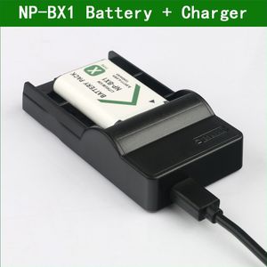 NP-BX1 Np BX1 NPBX1 Digitale Camera Batterij + Lader Voor Sony HDR-AS10 AS100V AS15 AS20 AS200V AS30 AS300 AS50 AS50R action Cam