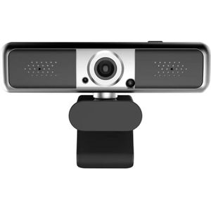 2K Hd Usb Dual Microfoon Live Webcam 4 Miljoen Pxels Met Afstandsbediening Computer Camera Plug En Play