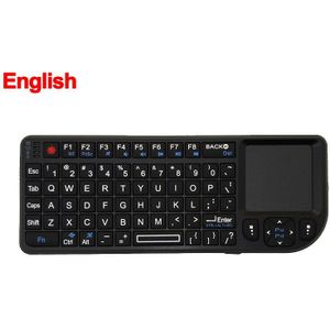 Spaans/Russisch/Engels 3 In 1 Mini Wireless Keyboard Air Mouse 2.4G Handheld Touchpad Voor Gaming Voor smart Tv Box Android