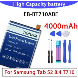 Tablet EB-BT710ABA EB-BT710ABE 4000Mah Batterij Voor Samsung Galaxy Tab S2 8.0 SM-T710 T713 T715 T719C T713N + Gereedschap Track code