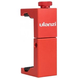 Ulanzi ST-02S 65 Naar 95Mm Telefoon Clip Houder Koude Schoen 1/4 ''Schroef Statief Telefoon Mount Stand Voor Iphone samsung Vlogging Fillmaking