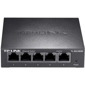 Tp-Link Full Gigabit Ethernet Switch TL-SG1005D Auto Mdi/Mdix Mac Full-Duplex Desktop Plug En Play meerdere Plug Voeding