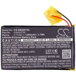 Cameronsino Voor Sony NWZ-ZX1 Walkman NWZ-ZX1 US453759 Batterij