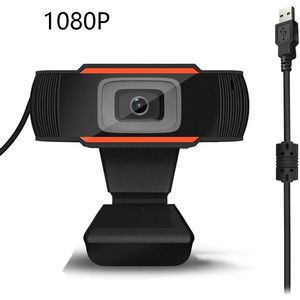 1080P Hd Webcam Met Microfoon Gratis-Driver Usb Computer Camera Voor Gaming Conferencing Video Bellen Conferentie Werk