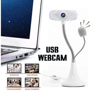 Verstelbare Hd 1080P Webcam L8 Usb 2.0 Hd Camera Met Microfoon Desktop Computer Learing Conferentie Camera