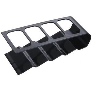 4-Slot Plastic Magazijnstellingen Tv Afstandsbediening Telefoon Container Organizer Houder Desktop Tafel Opslag Rack Organizer Gevallen