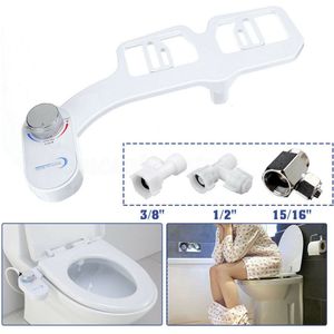 Bidet Attachment Toiletbril Spoelen Sanitaire Apparaat Zelfreinigende Nozzle-Verse Water Bidet Spuit Draagbare Mechanische Wassen