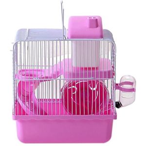 Draagbare Muis Thuis 2 Vloeren Outdoor Puppy Dierbenodigdheden Storey Hamster Kooi Kooi Rat 3 Kleur Water Fles Fret Egel