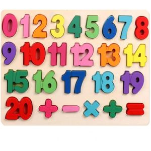 Kinderen Letter En Nummer Matching Game Puzzel Speelgoed Vorm En Kleur Vroege Onderwijs Puzzel Speelgoed
