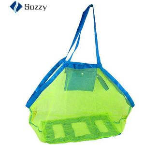 Mom Baby Beach Tassen Vrouwen Kids Mesh Bag Big Size Vouwen Messerger Tas Speelgoed Tool Opslag Handtas Pouch Tote Kinderen schoudertas