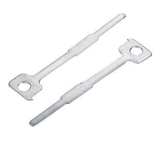 2Pcs Removal Tool Set Metalen Zilveren Sleutels Duurzaam Reparatie Draagbare Deel Pins Praktische Release Voor Kenwood Autoradio