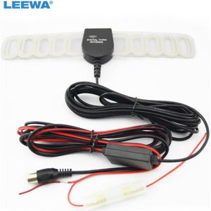 LEEWA Auto IEC Actieve antenne met ingebouwde versterker voor digitale TV # CA954
