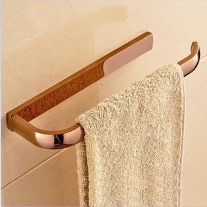 Vidric Golden/Rose Gouden Messing Handdoekhouder Handdoekring Badkamer Handdoek Plank Toalha Ring