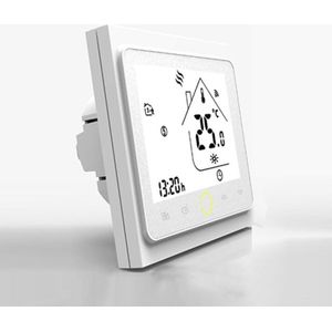 THP1002GCLW Wifi Slimme Thermostaat Elektrische Verwarming Temperatuur Controller Voor Gas Boiler Alexa Google Home Thermoregulator