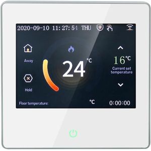 Slimme Thermostaat Lcd Touch-Screen Programmeerbare Thermostaat Met Wifi Elektrische Verwarming 16A Digitale Temperatuur Controller
