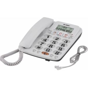 2-Line Vaste Telefoon Met Speakerphone Id En Call Speed Dial Vaste Telefoon Voor Thuis/Kantoor 2-lijn Vaste Telefoon Met Speakerphone