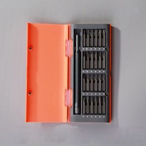 Schroevendraaier Magnetische Oranje Shell 25 In 1 Precisie Schroevendraaier Set Fosfaat Plating Tool Set Voor Machine Toetsenbord