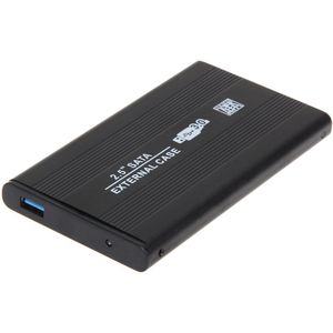 Zwart Aluminium Externe Hdd Harde Schijf Behuizing 1Tb Voor 2.5 Inch USB3.0 Mobiele Harde Schijf Sata Hdd case Props