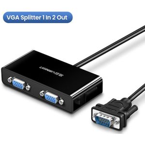 Ugreen Vga Splitter 1080P 2 Poort 1 In 2 Out Vga Schakelaar 1X4 Man-vrouw Met Kabel Voor PS4 Tv Projector Splitter Vga Adapter