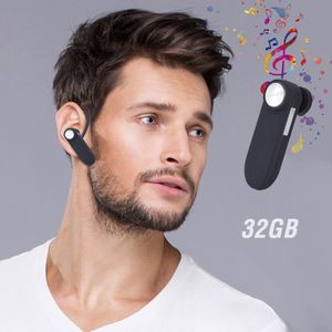 Bluetooth Headset Type Oortelefoon In-Ear Microfoon 32GB Digitale Voice Recorder Mini Draadloze Headsets Mp3 Speler USB Flash Disk