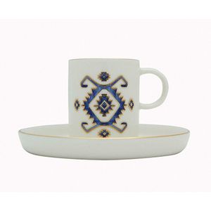Porland Porselein Arabesque Design5 Koffie Kop En Schotel 80cc 1 Persoon Cadeau Voor Speciale Dagen Gemaakt In Turkije % 100 originele
