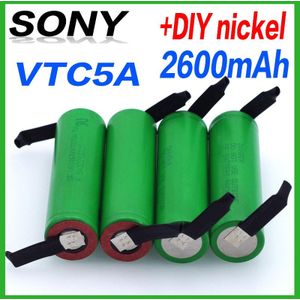 2 ~ 20Pcs Originele 18650 Batterij 3.7V 2600Mah Oplaadbare Li-Ion Batterij Voor US18650 VTC5A Elektronische Speelgoed tools + Nikkel