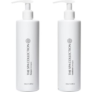 The Spa Collection Lemongrass - Shampoo + Conditioner - Milde formulering - 400 ml pompfles - Set van 2 stuks