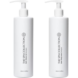 The Spa Collection Lemongrass - Body Lotion + Body Wash - Milde formulering - 400 ml pompfles - Set van 2 stuks