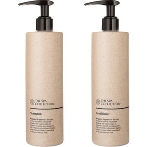 The Spa Collection Bergamot - Shampoo + Conditioner - 400 ml pompfles - Set van 2 stuks