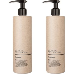 The Spa Collection - Bergamot - Shampoo + Conditioner - 400 ml - Pompfles - Set van 2 stuks