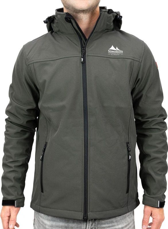 Nordberg Eldgrim Softshell Outdoor Zomerjas Heren Army