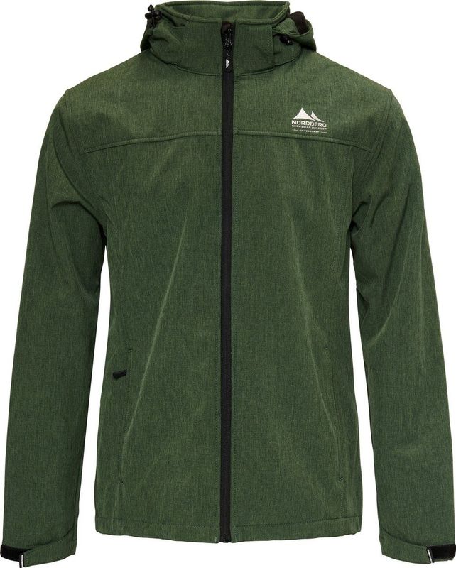 Nordberg - Kjeld - Softshell Outdoor Zomerjas - Groen Melange