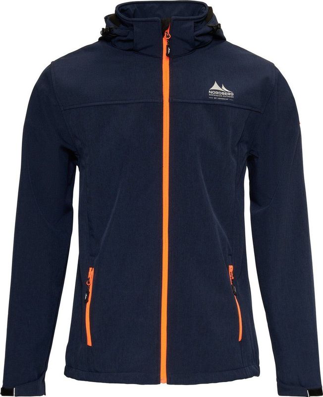 Nordberg - Mats - Zomerjas - Blauw - Softshell - Windproof en Waterafstotend