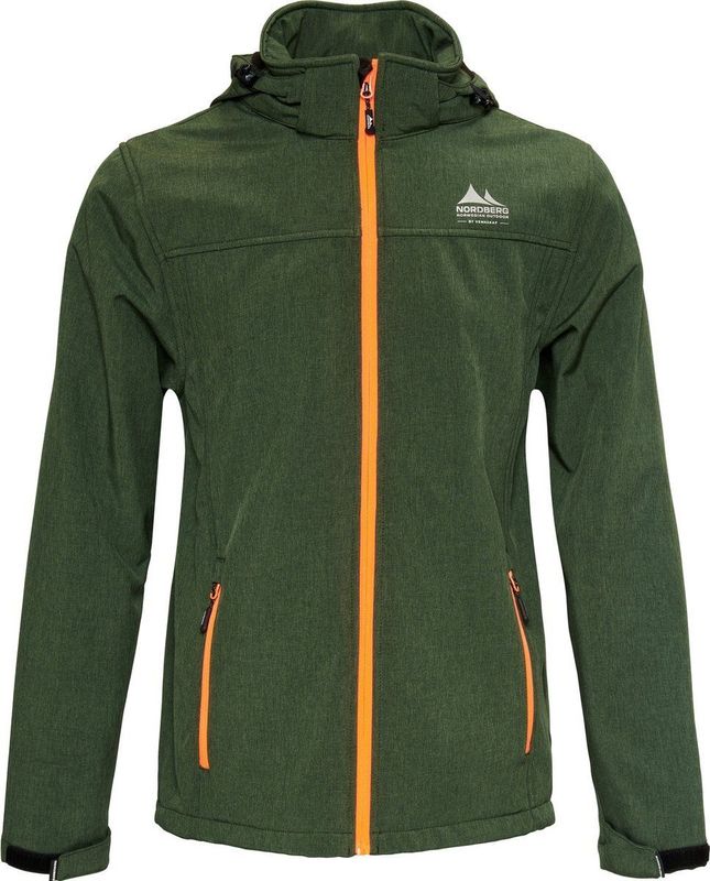 Nordberg - Mats - Softshell Outdoor Zomerjas - Groen Melange