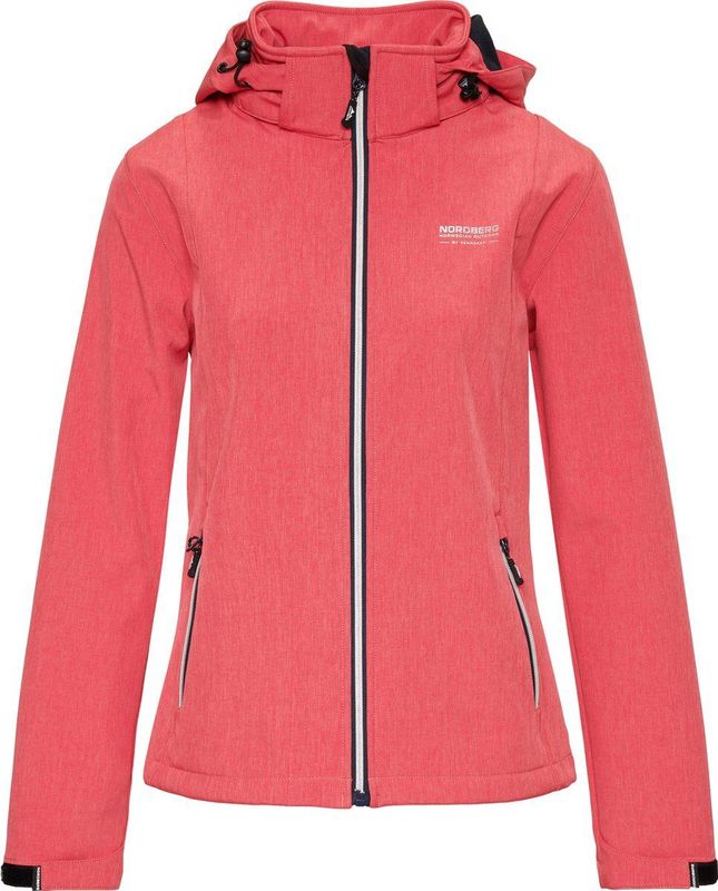 Nordberg - Rinda - Zomerjas - Coral Melange - 4-Way Stretchmateriaal