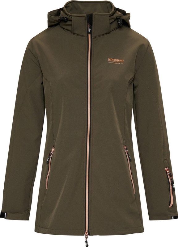Nordberg - Irene - Softshell Ski Jas - Groen - Dames