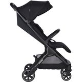 Easywalker Jackey² Buggy, Voor kinderen van 0-22 kg, Lichtgewicht, Automatisch opvouwbaar, Uniek accessoiresysteem, Inclusief regenhoes, Geschikt voor autostoeltje - Nacht Zwart