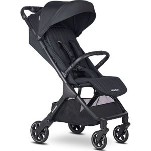 Easywalker - Jackey² - Buggy - Nacht Zwart - Lichtgewicht - Automatisch Opvouwbaar