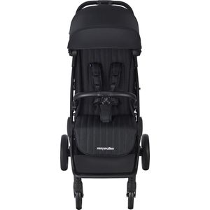 Easywalker Jackey² XL Buggy, Voor kinderen van 0-22 kg, In één seconde automatisch opvouwbaar, Ruime Buggy met XL wielen, Zonnekap & boodschappenmand, Geschikt voor autostoeltje - Nacht Zwart