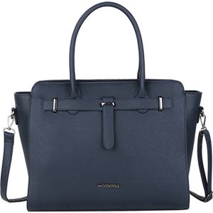 Wimona Laptoptas / Werktas Dames inch Logoprint Sienna Blauw