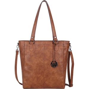 Wimona Fatma 4090 Shopper / Schoudertas / Laptoptas - 13 inch - Cognac