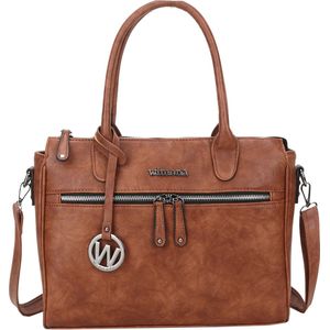 Wimona Bambina Schoudertas cognac Damestas