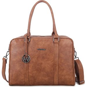 Wimona Luciana-One 2011 Schoudertas / Laptoptas - 15,6 inch - Cognac