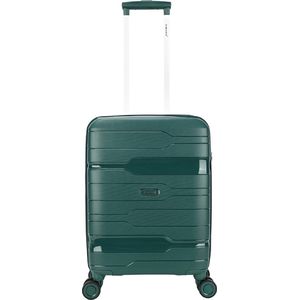Decent One-City Trolley Koffer 55 Donkergroen