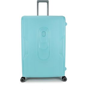 Decent Harde Koffer / Trolley / Reiskoffer - 77 cm (Extra Large) - OnTour - Licht Blauw