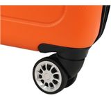 Decent Neon-Fix Trolley 66 oranje Harde Koffer