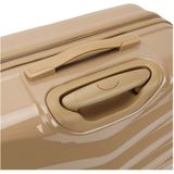 Decent Harde Koffer / Trolley / Reiskoffer - 77 cm (Extra Large) - ExclusivoOne - Beige