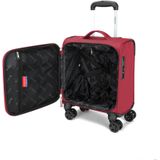 Decent D-Upright Kleine Handbagage Koffer - 42 cm - 29 Liter - TSA Slot - Bordeaux Rood