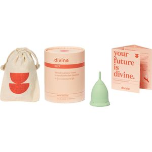 DivineCup menstruatiecup - Spring Symphony - maat S - soft